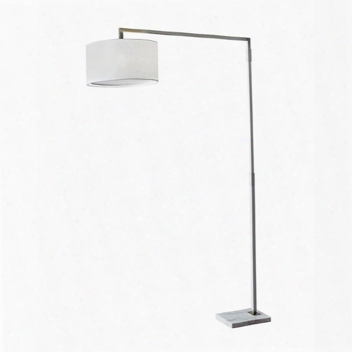 5270-22 Delancey Arc Lamp Brushed Steel