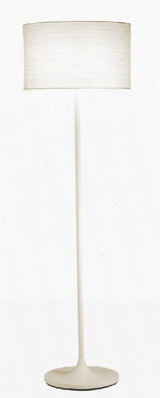 6237-02 Oslo Floor Lamp White Metal