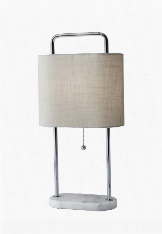 6441-02 Avery Tall Table Lamp Chrome