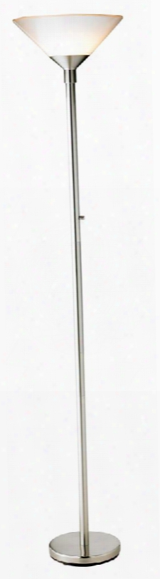 7500-22 Aries Floor Lamp Brushed Steel