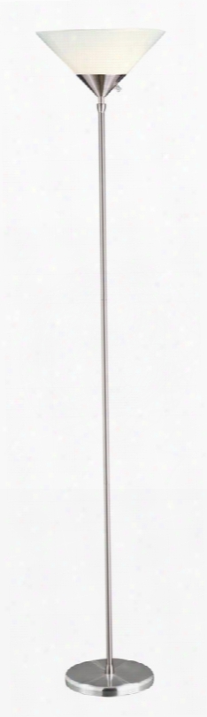 7501-22 Pisces Floor Lamp Brushed Steel