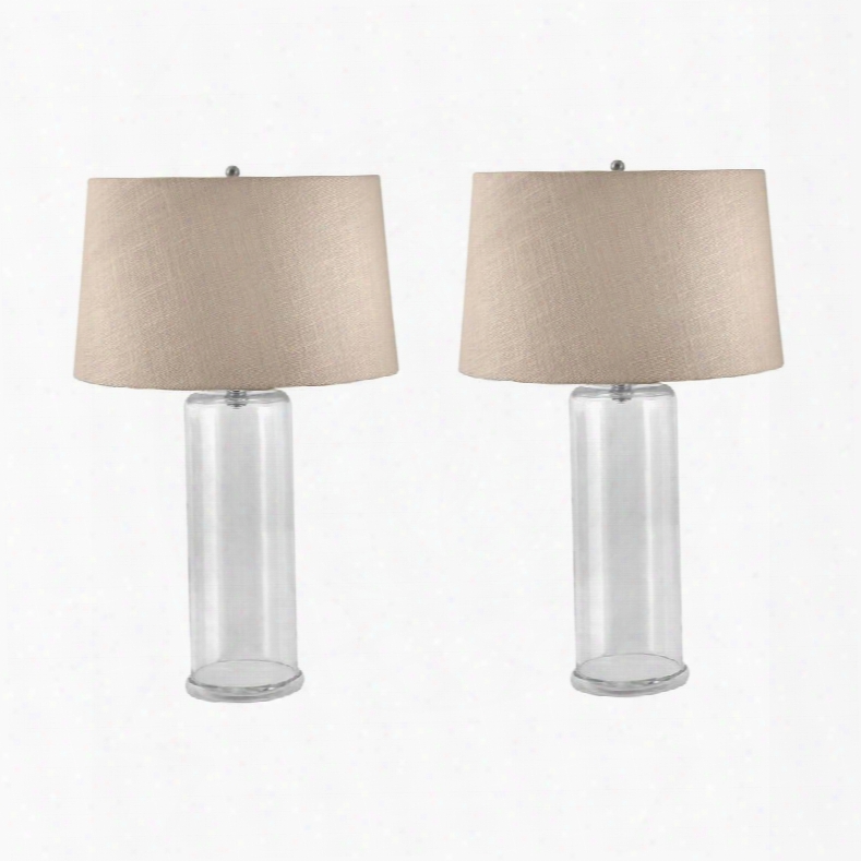 750/s2 You-fill-it Clear Glass Table Lamp Clear