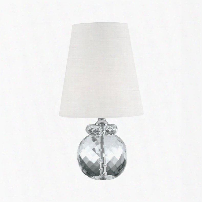 8004 Cut Crystal Table Lamp Clear