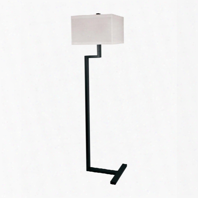 902 Right Angle Metal Floor Lamp In Bronze