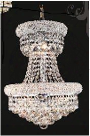 Bangle Collection Sp1800d16c 16" Wide Chandelier In Chrome