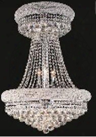 Bangle Collection Sp1800d20c 20" Wide Chandelier In Chrome