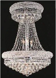 Bangle Collection Sp1800d28c 28&quo T; Wide Chandelier In Chrome