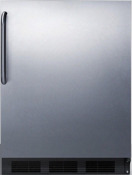 Ct66bcss 24" Ct66jbi Series Medical Freestanding Or Built In Cmopact Refrigerator With 5.1 Cu. Ft. Capacity Interior Lighting And Zero-degree Freezer