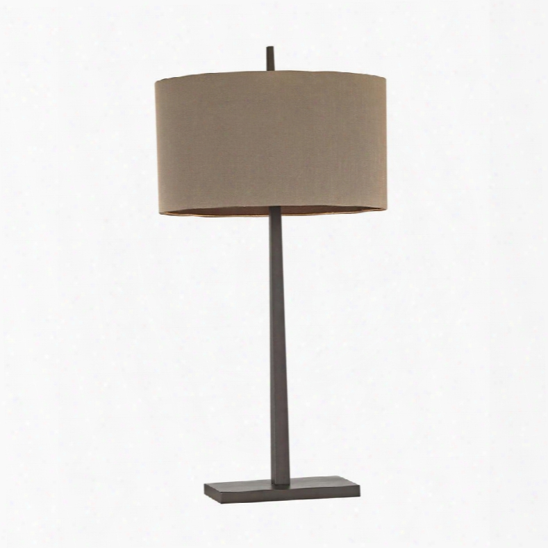 D2914 Wheatstone 1 Light Table Lamp In Bronze