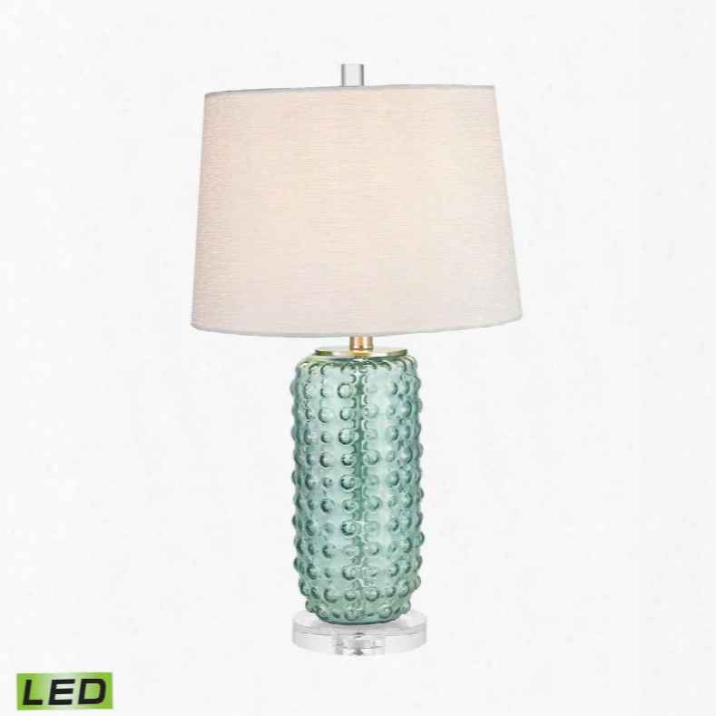 D2924-led Caocos 1 Light Led Table Lamp In Green