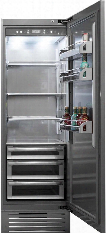 Fi30rc-ro 30" Column Series Built In Refrigerator With 17 Cu.ft. Capacity Totalnofrost Tripro Refrigerator Led Lighting Provent Evenlift And Optiview: