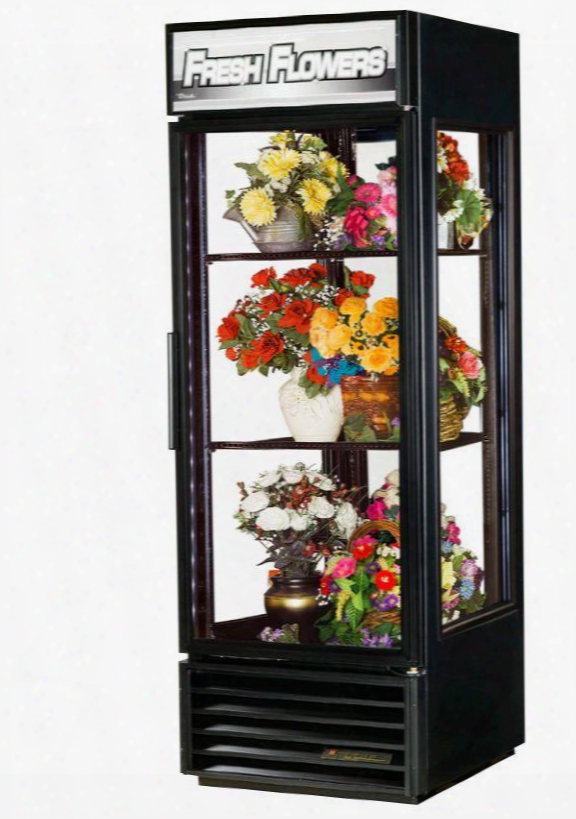 G4sm-23fc-ld Four-sided Swing-door Floral Case With 23 Cu. Ft. Capacity Led Lighting And Thermal Insulated Glass Doors In