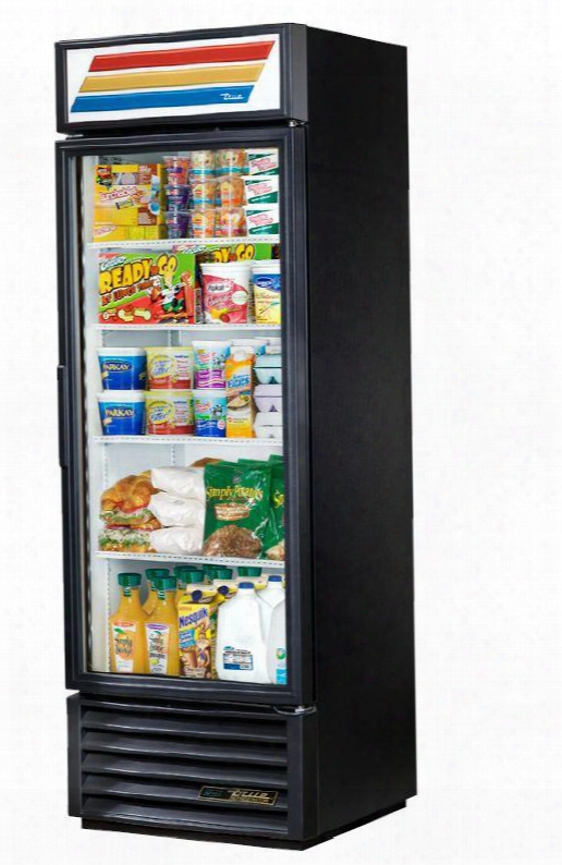 Gdm-19t-hc-ld Refrigerator Merchandiser With 19 Cu. Ft. Capacity Led Lighting And Thermal Insulated Glass Swing-door In