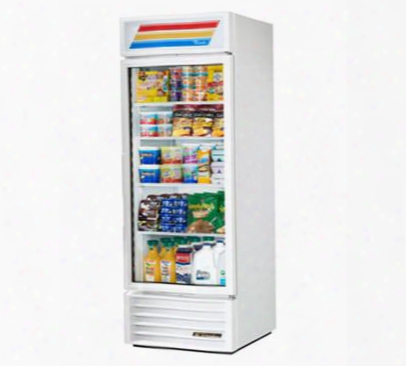 Gdm-23-ld Wht Refrigerator Merchandiser With 23 Cu. Ft. Capacity Led Lighting And Thermal Insulated Glass Swing-doors In