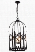 1440D23VB 1440 Chalice Collection Pendant Lamp D: 23in H: 41.5in Lt: 4 Vintage Bronze