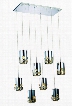 2055D8O/RC 2055 Broadway Collection Hanging Fixture L27in D11in H90in Lt: 8 Chrome Finish (Royal Cut