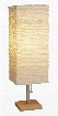 8021-12 Dune Table Lamp Natural Wood/Steel Accents