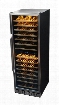 AWR-1600DB 27" Premier Gold Series Dual Zone Wine Cooler with 160 Bottle Capacity Dual Setting Gold LED Lighting LCD Panel Display Adjustable Wood Shelves