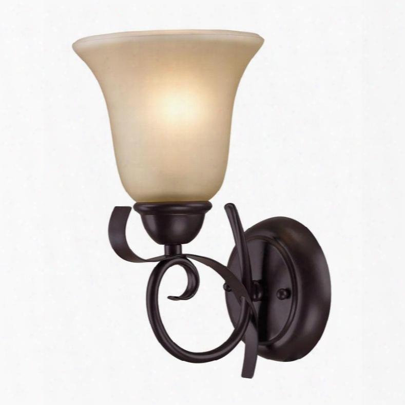 1001ws/10 Brighton 1 Light Wall Sconce In Oil Rubbed