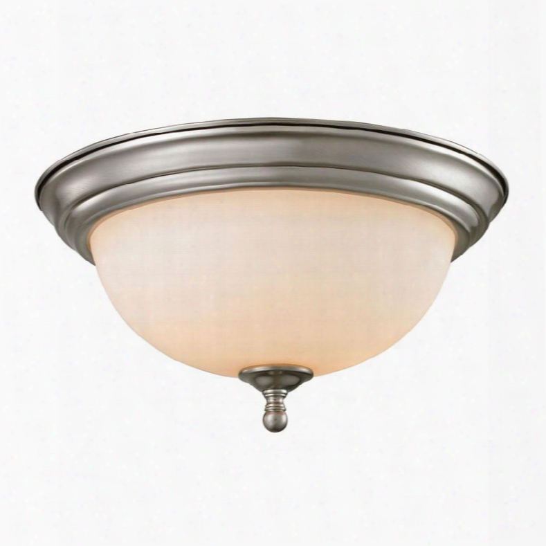 1103fm/20 Chatham 3 Light Flush Mount In Brushed