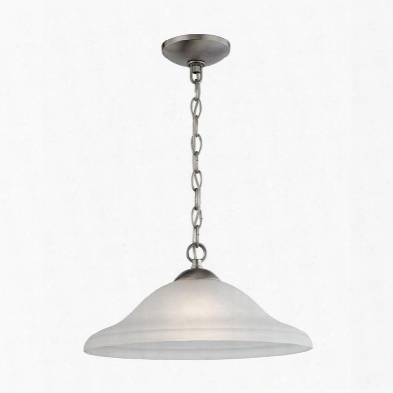 1201pl/20 Conway 1 Light Pendant In Brushed