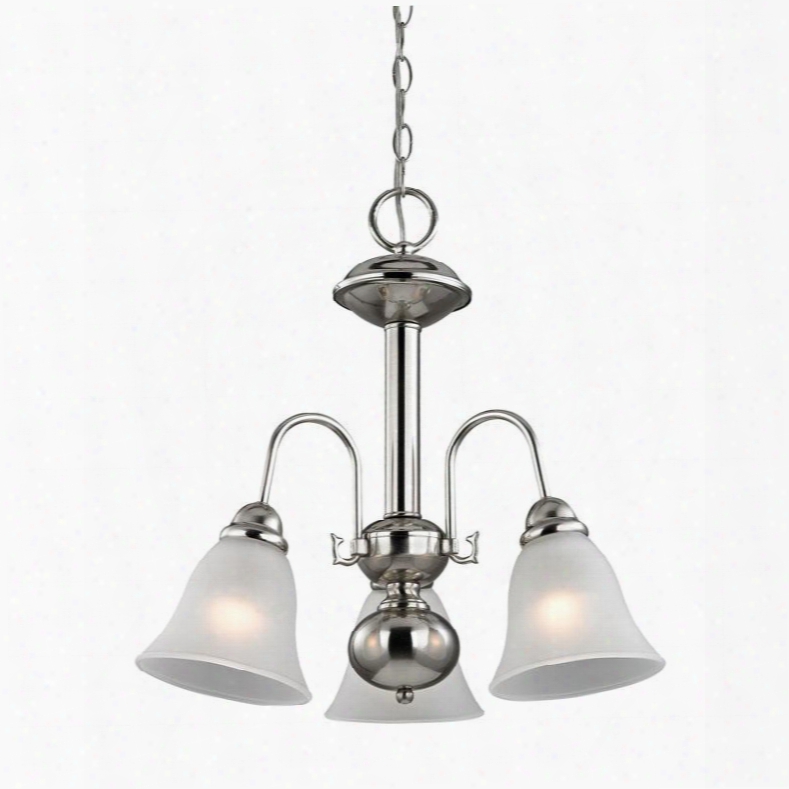 1903ch/20 Bellingham 3 Light Chandelier In Brushed