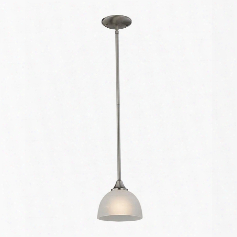 2101ps/20 Bristol Lane 1 Light Pendant In Brushed