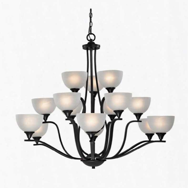 2115ch/10 Bristol Lane 155 Light Chandelier In Oil Rubbed