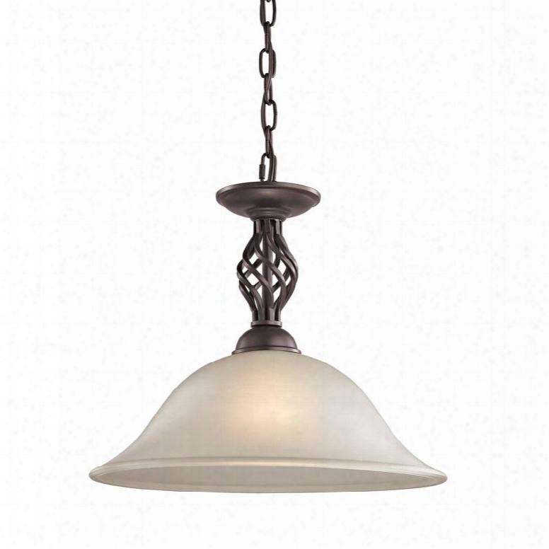 2203pl/10 Santa Fe 1 Light Pendant In Oil Rubbed