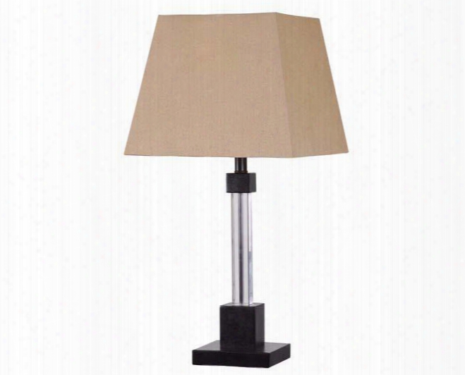 32482orb Spire Table Lamp In Oil Rubbed Brass Finish With Acrylic