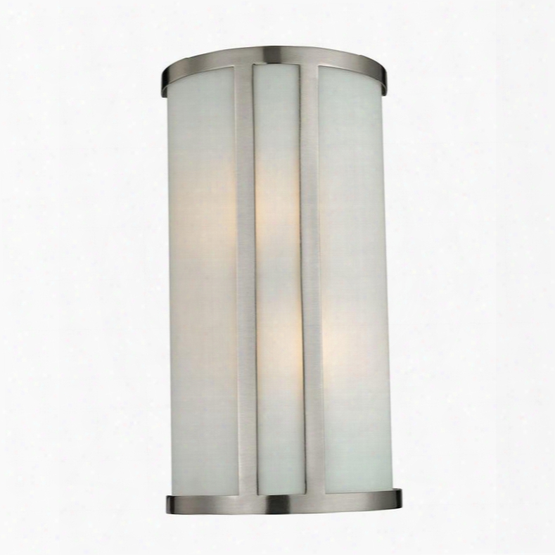 5102ws/20 2 Light Wall Sconce In Brushed