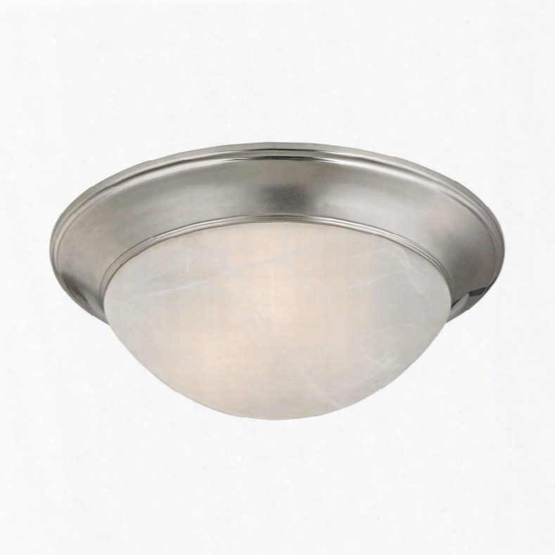 7303fm/20 3 Light Flushmount In Brushed