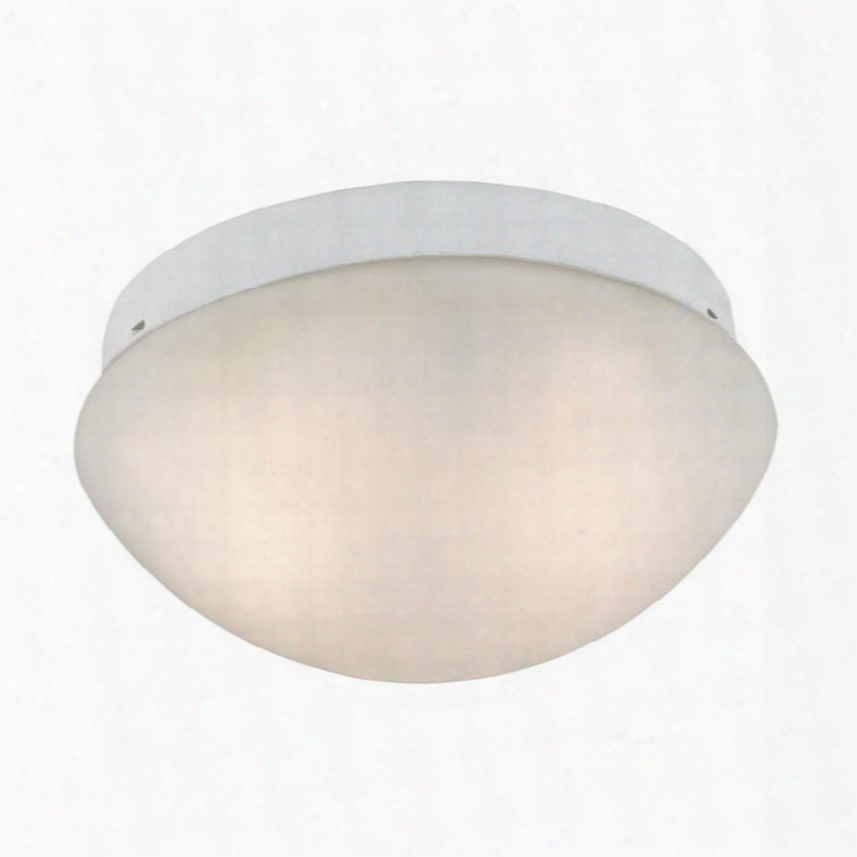 7352fm/40 2 Light Mushroom Flushmount In