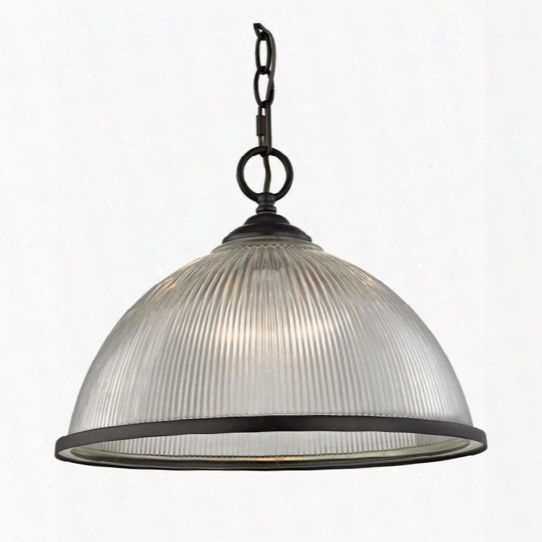 7691pl/10 Liberty Park 1 Light Pendant In Oil Rubbed