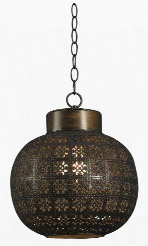 92055abr Seville 1 Light Mini Pendant In Aged Bronze