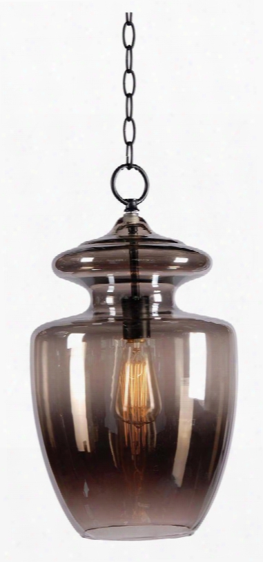 93037gr Apothecary 1 Light Pendant In Graphite