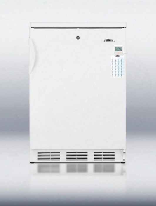 Ct66lbiplus 24" Medically Approved Top-freezer Refrigerator With 5.1 Cu. Ft. Capacity Dual Evaporator Cooling Cycle Defrost Factory Installed Lock And