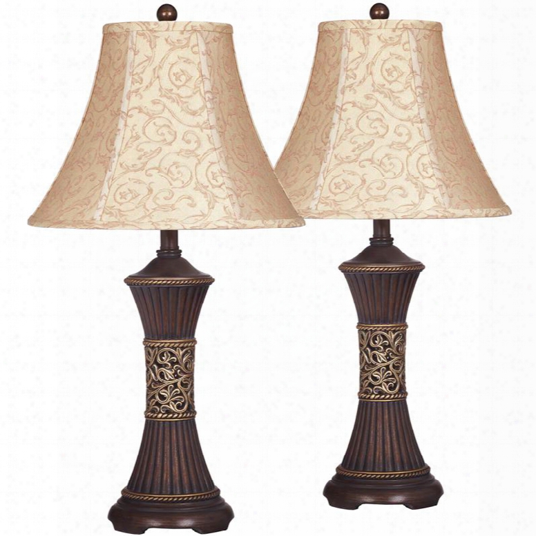 Fsd-lmp-75bz-gg Exceptional Table Lamp Designs By Flash Mariana In Bronze Poly Set Of