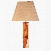 32423NWG Sheesham Table Lamp in Natural Wood Grain