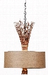 93314ORB Sheaf 3 Light Pendant in Oil Rubbed Bronze Finish with Natural