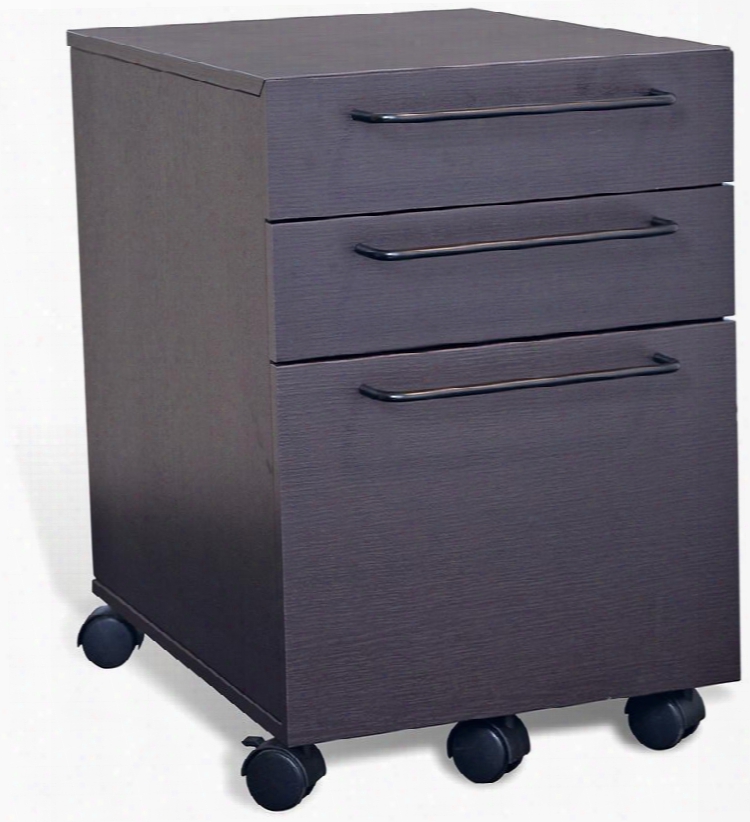 200 Collection 211-esp 21" Filing Cabinet With 3 Anti Tilt Drawers Vacuumed Sealed Mdf No Scratch Surface Casters And Medium-density Fiberboard (mdf) In