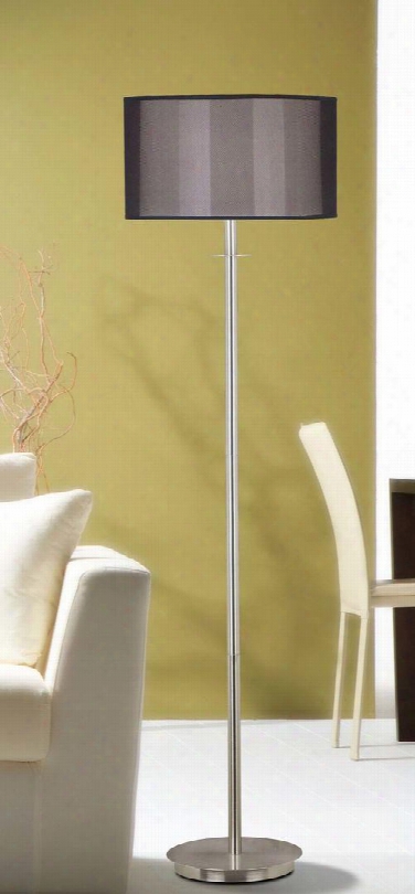 20115bs Marlowe Floor Lamp In Brushed Steel