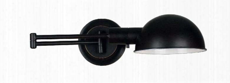 21010orb Frye Wall Swing Arm Lamp Orb In Oil Rubbed Bronze