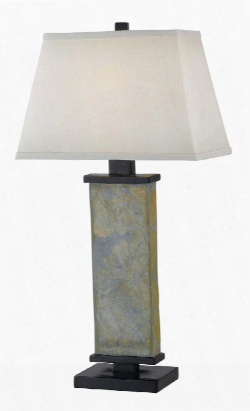 21037sl Hanover Table Lamp In Natural Slate