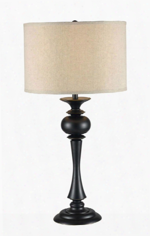 21060orb Bishop Table Lamp - Orb In Oil Rubbed Bronze