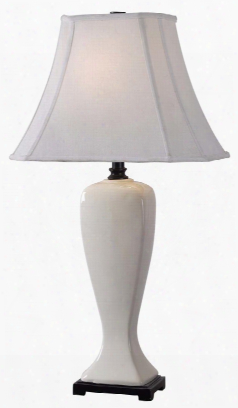 32070pwh Onoko Table Lamp In Pearlized White