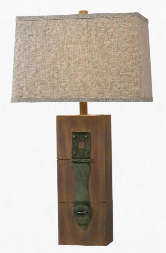 32091wdg Locke Table Lamp In Wood Grain