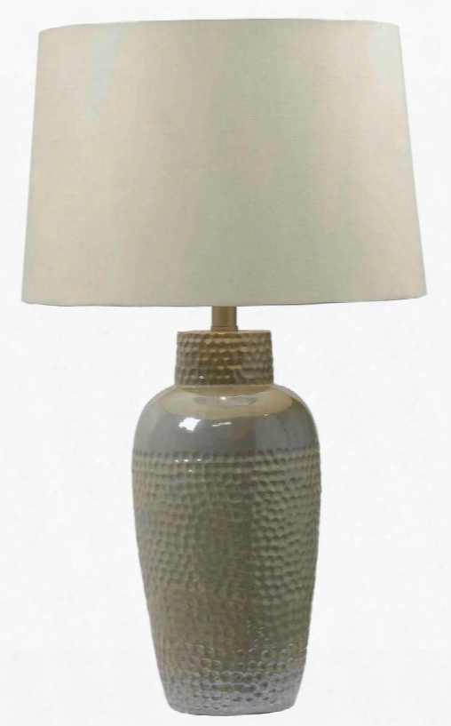 32107ird Facade Table Lamp In Iridescent Ceramic