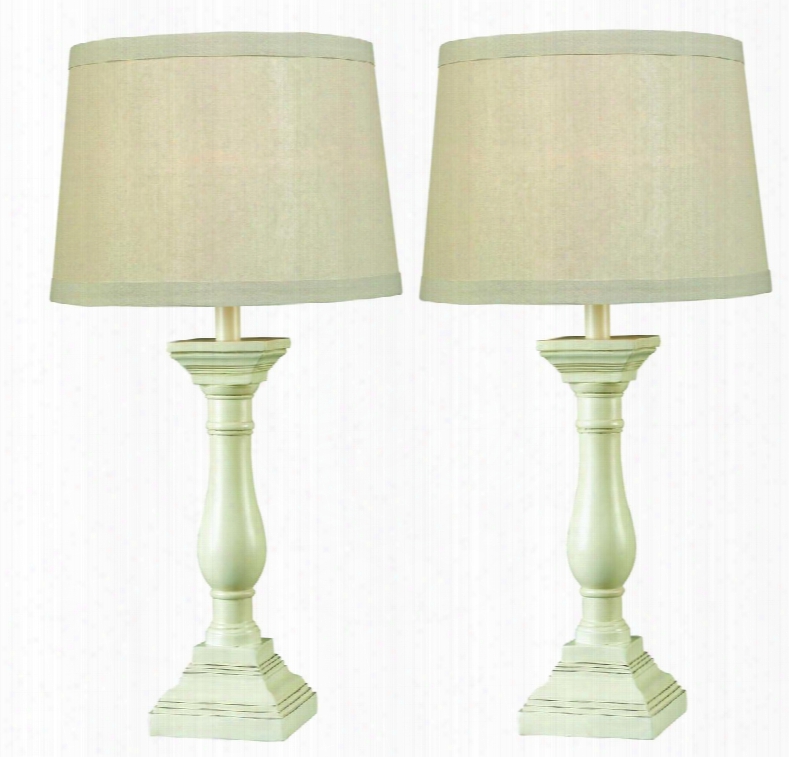 32230awh Renew 2-pack Table Lamp In Antique White