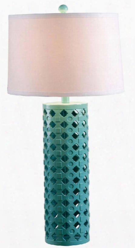 32272teal Marrakesh Table Lamp In Teal